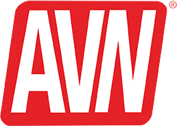 The logo of AVN