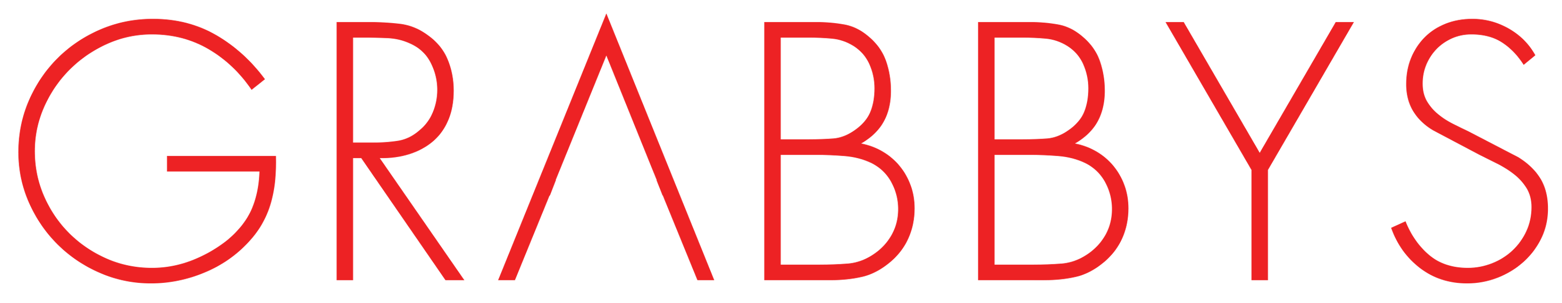 The logo of Grabbys